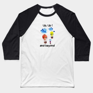 Air Balloon Sky Vintage Retro Established Retro Baseball T-Shirt